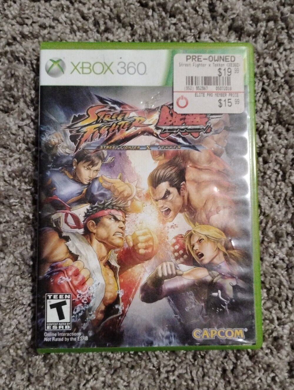 Street Fighter X Tekken (Xbox 360) - Complete in Box (CIB) w/ Manual